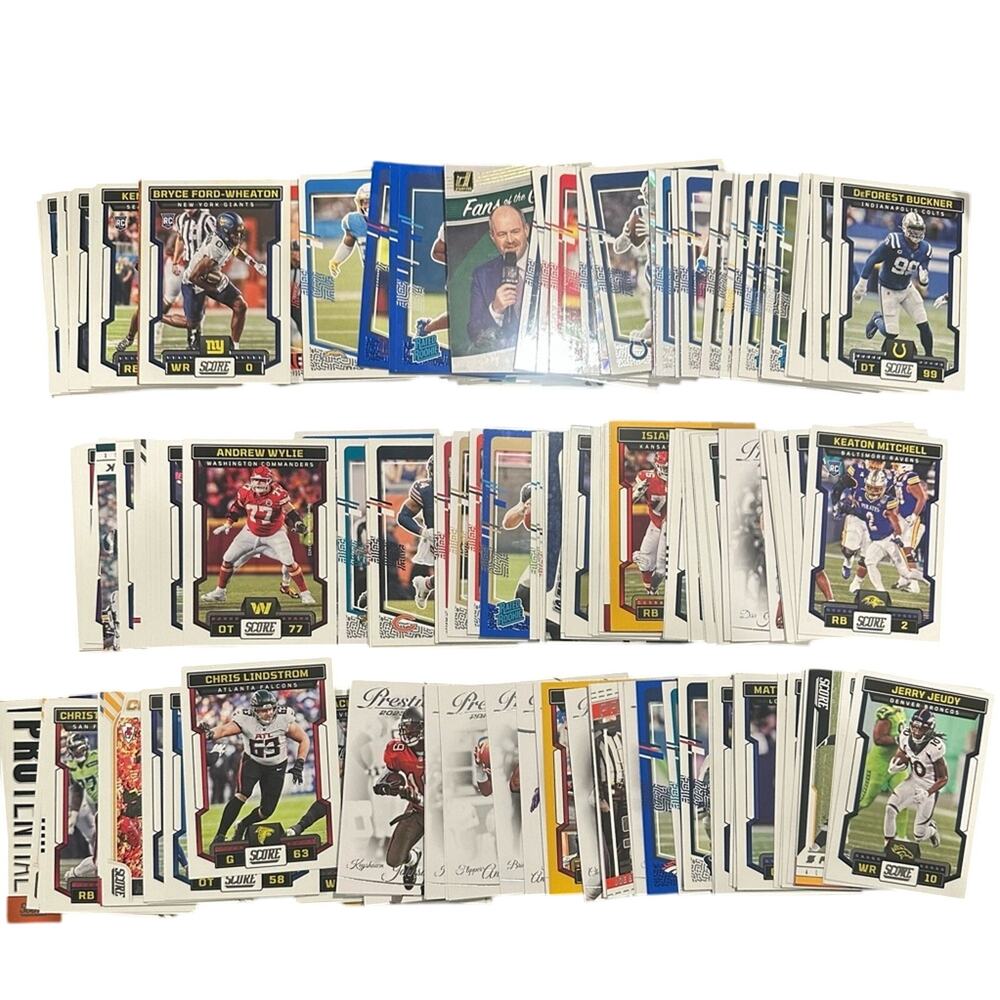 200 2023 Panini Score Football Trading Cards
